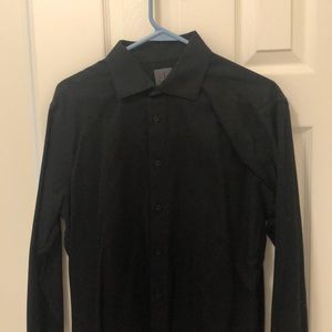 Calvin Klein Black Slim Fit Dress Shirt